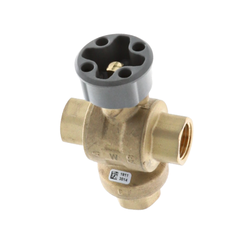 Honeywell VBN3AEPA0000 Brass Ball Valve for Chilled or Hot Water Applications