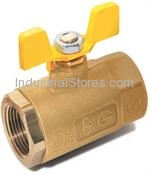 Conbraco 51-GB4-01 Manually Operated Gas Ball Valve 3/4" Standard Wing Handle