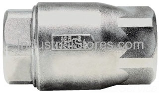 Conbraco 62-101-01 Stainless Steel Ball-Cone Check Valve 1/4" 0.5 Cracking Pressure 400psig WOG Cold Non-Shock 125psig Saturated Steam