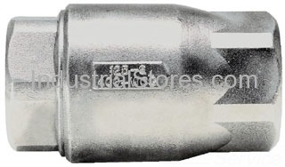 Conbraco 62-103-01 Stainless Steel Ball-Cone Check Valve 1/2" 0.5 Cracking Pressure 400psig WOG Cold Non-Shock 125psig Saturated Steam