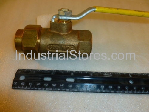 Conbraco 70-304-01 Single Union End Bronze Ball Valve 3/4" 600psig WOG Cold Non-Shock 150psig Saturated Steam