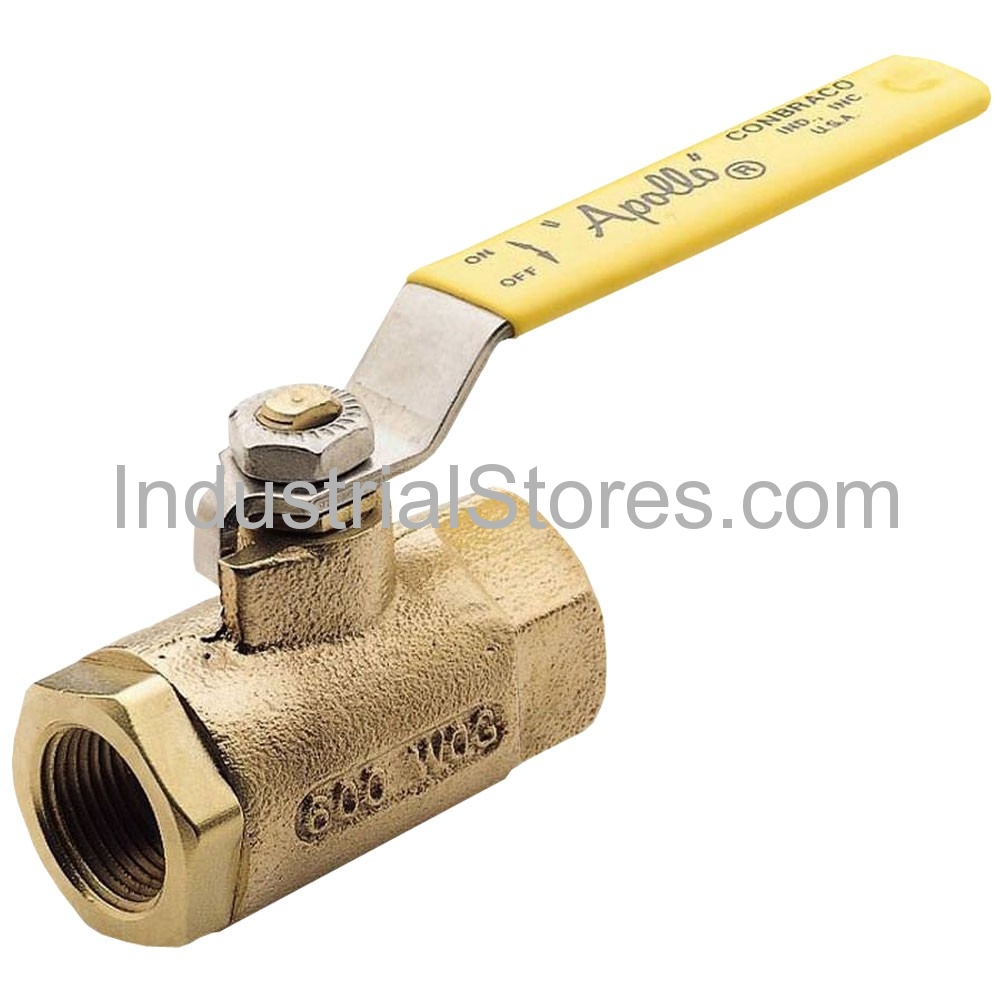 Conbraco 71-107-01 Bronze Ball Valve with Mounting Pad 1-1/2" Threaded 600psig WOG Cold Non-Shock 150psig Saturated Steam