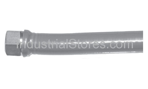 DuraTrac DSG9960T Gas Connector Grey PVC Jacketed 1-1/4" OD x 1-1/4" MIP X 1-1/4" MIP X 60" (Qty of 6)