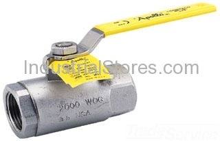 Conbraco 76-108-01 Stainless Steel Ball Valve 2" Threaded 1500psig WOG Cold Non-Shock 150psig Saturated Steam