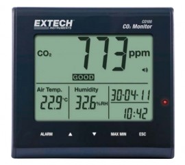 Extech CO100 Desktop Indoor Air Quality CO<sub>2</sub> Monitor