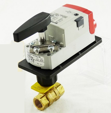 Honeywell VBN2AB3P0A Actuated Control Ball Valve 1/2" 2-Way with 0.38Cv Non-Spring Return Floating