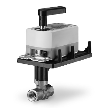 Siemens Building Technology 171A-10320 Two-Way Ball Valve Assembly 1-1/4" 63Cv 200 PSI Valve Body Normally Open with Non-Spring Return Actuator