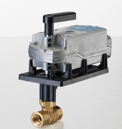Siemens Building Technology 172G-10324 Two-Way Ball Valve Assembly 1-1/2" 63Cv 200 PSI Valve Body Normally Closed with Spring Return Actuator
