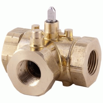 Barber Colman (Schneider Electric) VBB3N01 DuraDrive 2-Way Brass Trim Valve Body 1/2" .6Cv