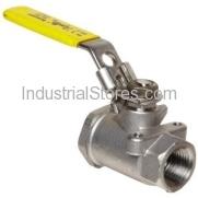 Conbraco 76-104-01A Stainless Steel Ball Valve with Mounting Pad 3/4"