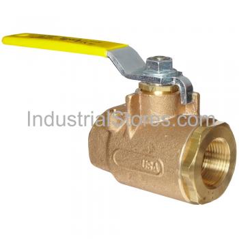 Conbraco 77-143-01 Bronze Full-Port Ball Valve 1/2" Threaded 600psig WOG Cold Non-Shock 150psig Saturated Steam