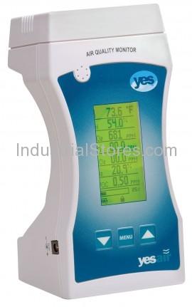 YESAIR Air Quality Monitor with USB Port & Backlit LCD