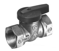 Maxitrol BV250-1 Ball Valve 1" 500 WOG 5psi Natural Gas 150psi Steam