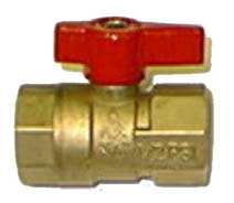 Brass Gas Ball Valves - FIP x FIP 3/4" (Qty: 5)