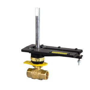 Barber Colman (Schneider Electric) VB-2313-500-9-29 Ball Valve with Linkage 1" NPT 3-Way Brass Body 14.9 Cv