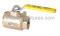 Conbraco 77-907-01 Bronze Full-Port SAE Straight Thread Ball Valve 1-1/2" Straight Threads 600psig WOG Cold Non-Shock 150psig Saturated Steam
