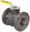 Conbraco 88A-148-01 Carbon Steel ASME Class 150 Flanged Standard Port Ball Valve 2" Staineless Steel Ball and Stem