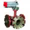 Honeywell VBF3K21S0B Control Ball Valve with Flanged Connection 3-Way 5" 240Cv ANSI Construction Stainless Steel No Enclosure Non-Spring Return Actuator Modulating