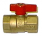 Brass Gas Ball Valves 1/2" FIP x 3/8" - QTY:1